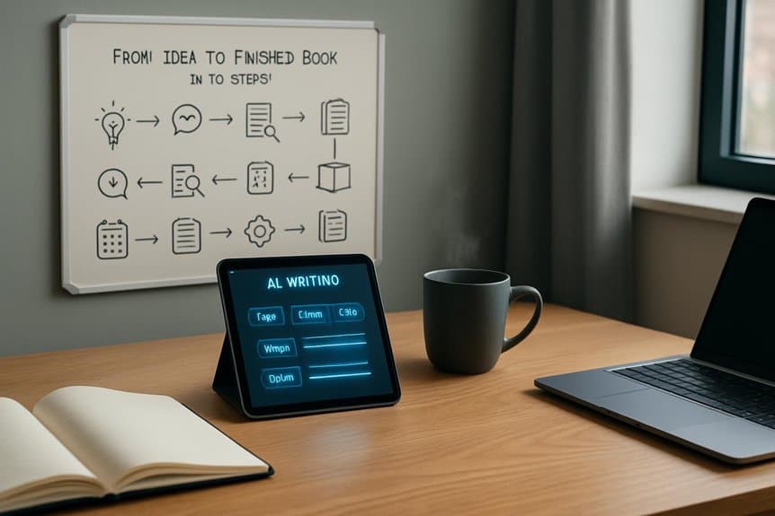 From Idea to Finished Book in 10 Steps With an AI Writing App