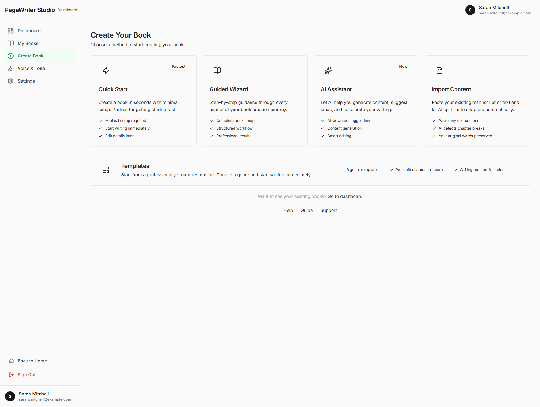 Squibler's AI Book and Novel Writer helps you turn ideas into full novels and scripts fast, making writing easier than ever.